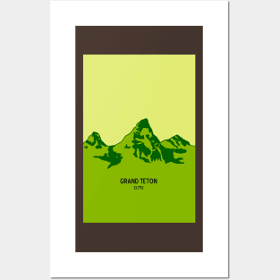 The Tetons in Grand Teton National Park Posters and Art